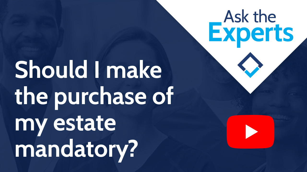 Should I make the purchase of my real estate mandatory with the purchase of my dental practice?